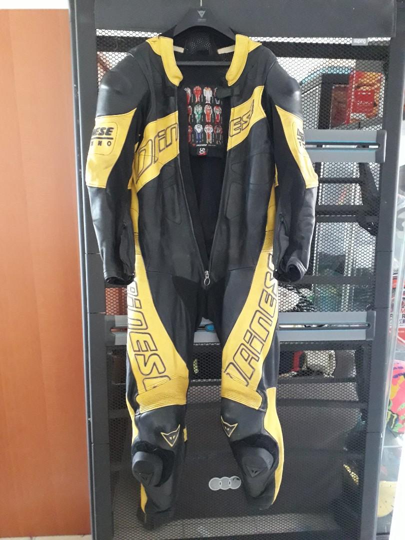Dainese Techno Racing Suit Motorcycles Motorcycle Apparel on Carousell