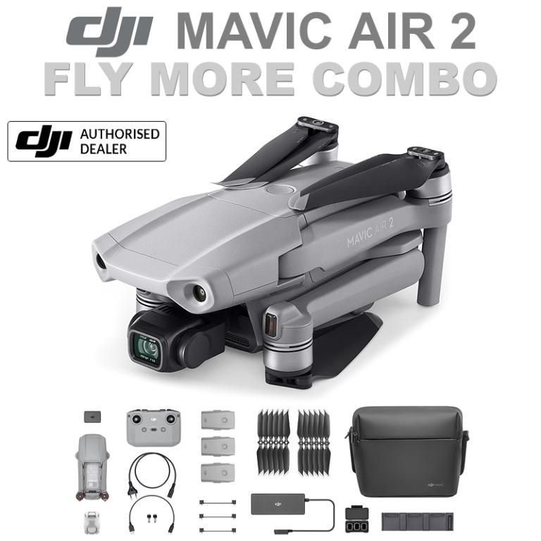 Dji Mavic Air 2 Fly More Combo Ads B Version Photography Drones On Carousell