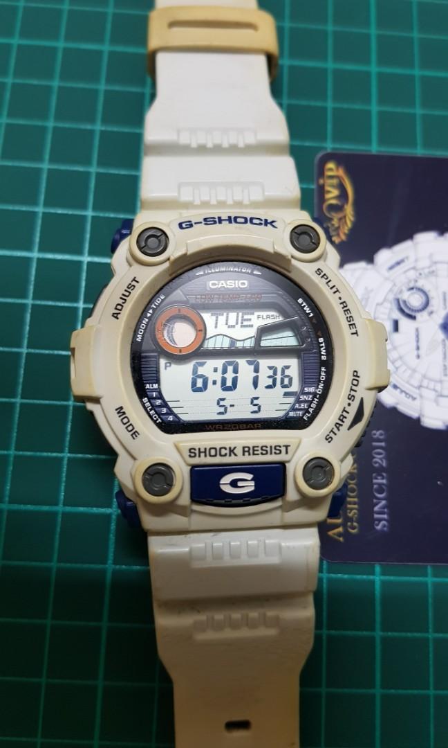 Jam g best sale shock putih ori