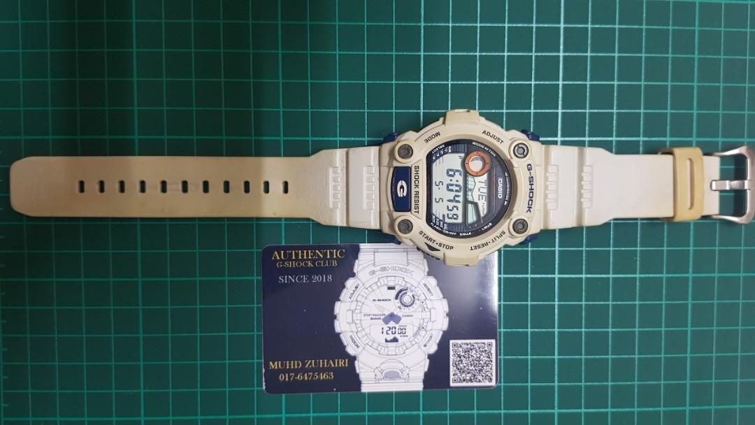 Jam g hotsell shock putih ori