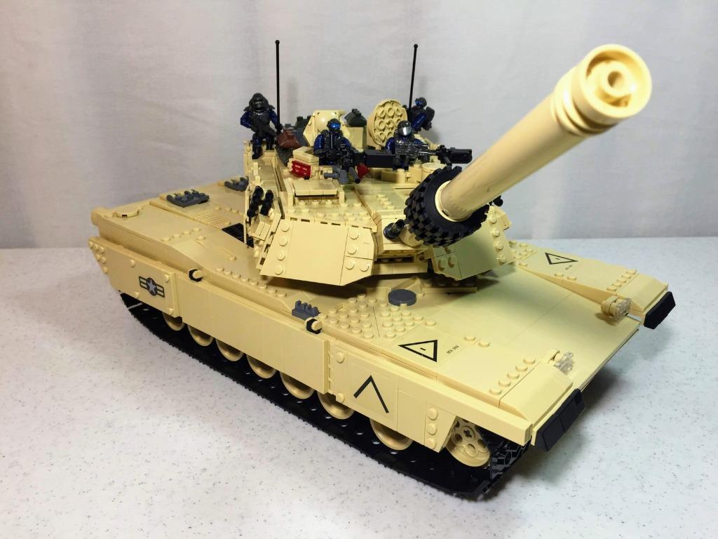 Gudi 6102 Usa M1a2 Abrams Main Battle Tank Toys Games Blocks Building Toys On Carousell