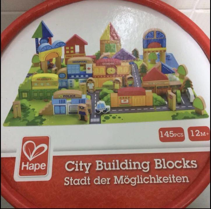 Hape city sale building blocks