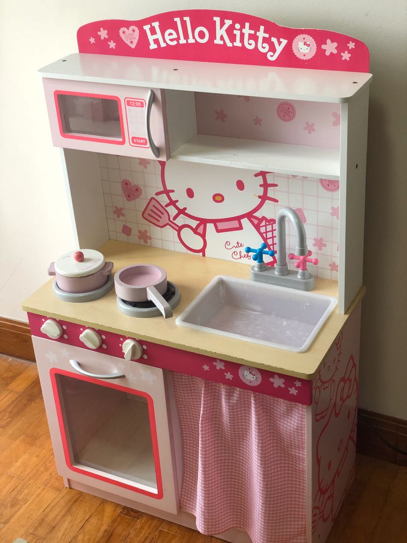Hello kitty wooden kitchen sales