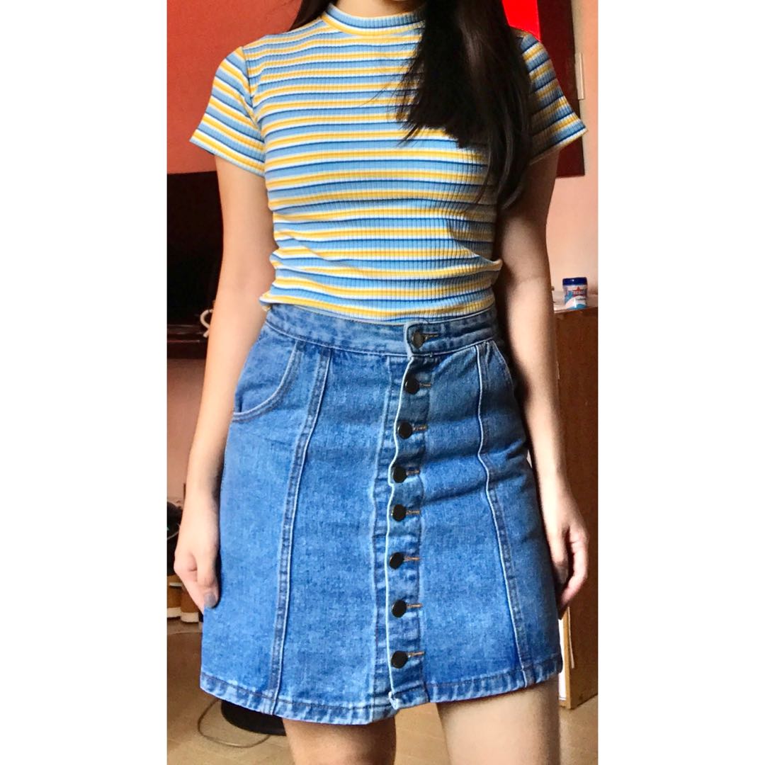 denim skirt 16