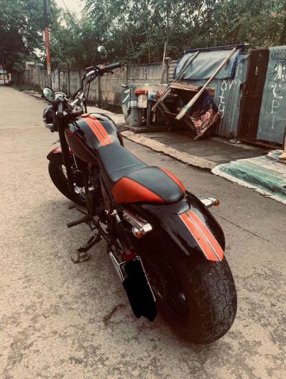 honda tiger custom bobber