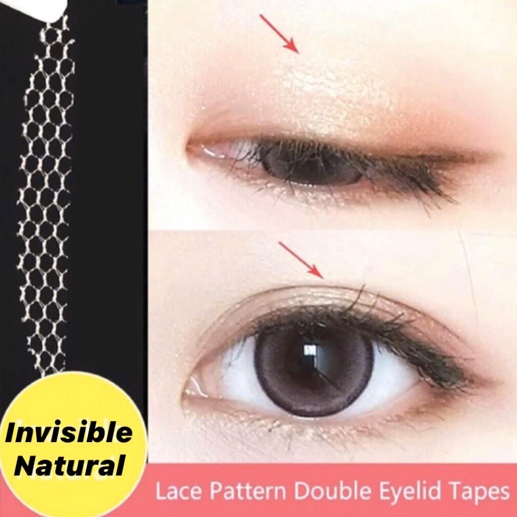 how to paste double eyelid sticker