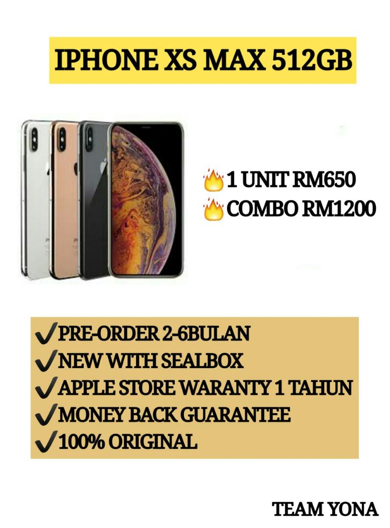 Iphone Xs Max 512gb Preorder Mobile Phones Tablets Iphone Iphone X Series On Carousell