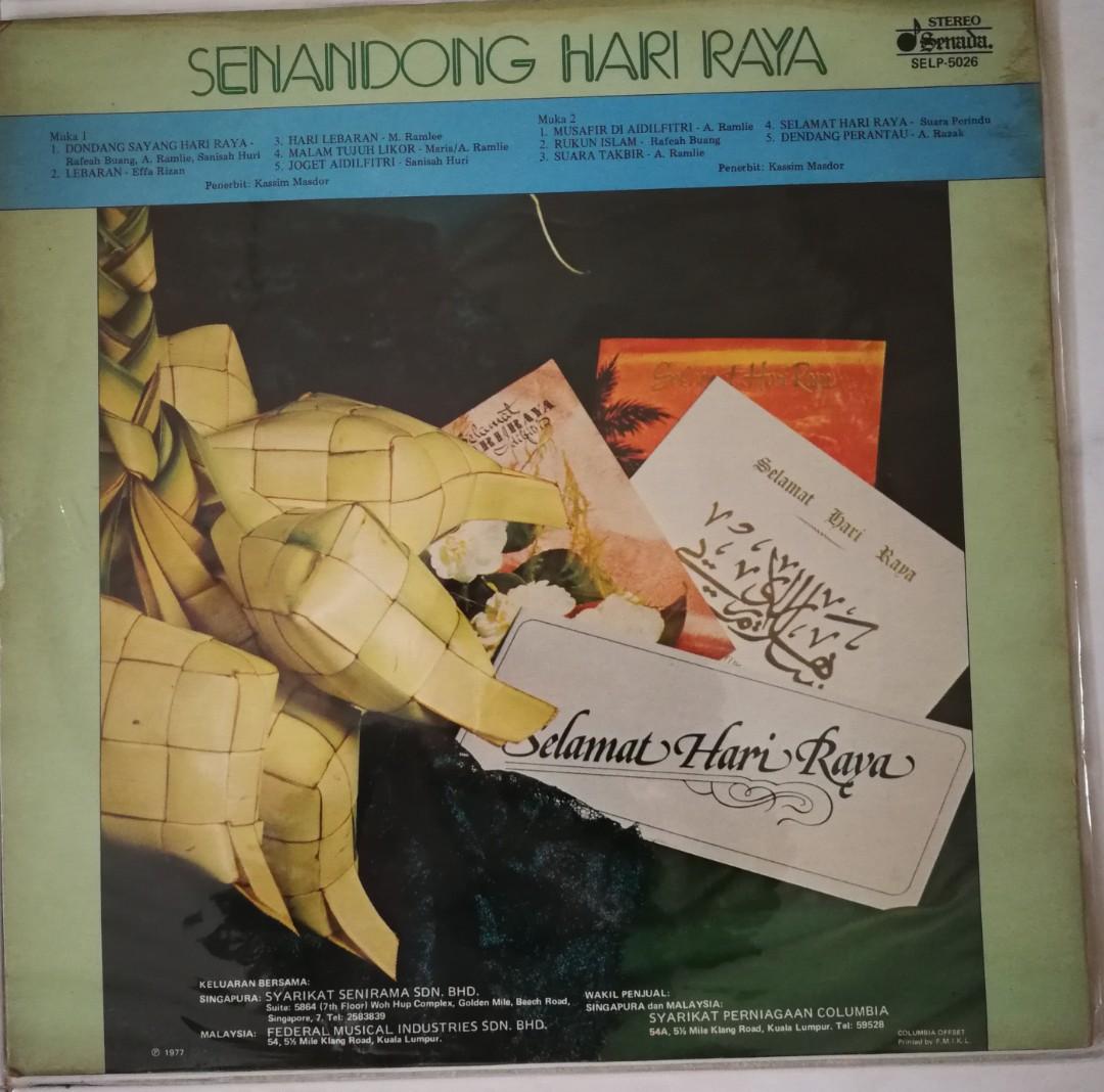 Lagu Lagu Hari Raya Music Media Cds Dvds Other Media On Carousell