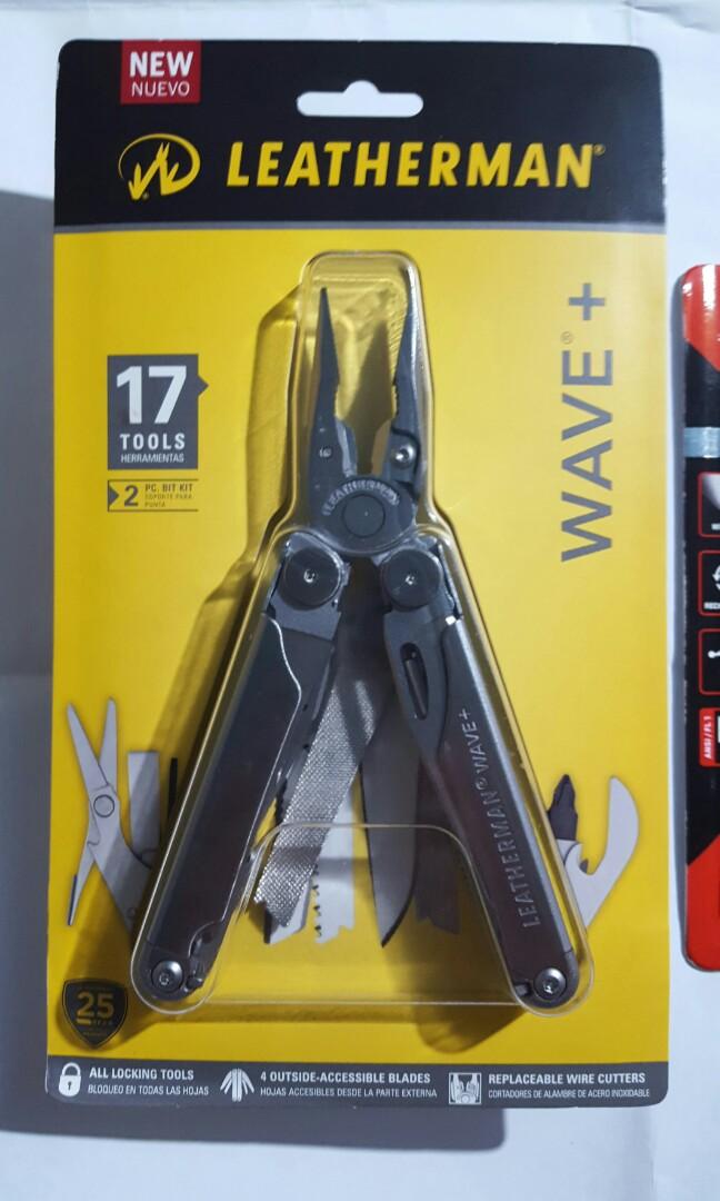 LEATHERMAN WAVE PLUS MULTITOOLS and SUREFIRE SIDEKICK 300 Lumens EDC