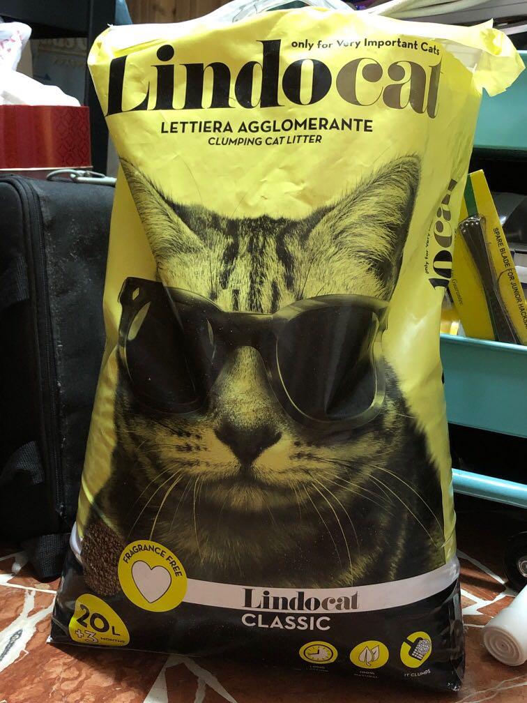 Lindo cat clumping clay cat litter classic 20L Pet Supplies
