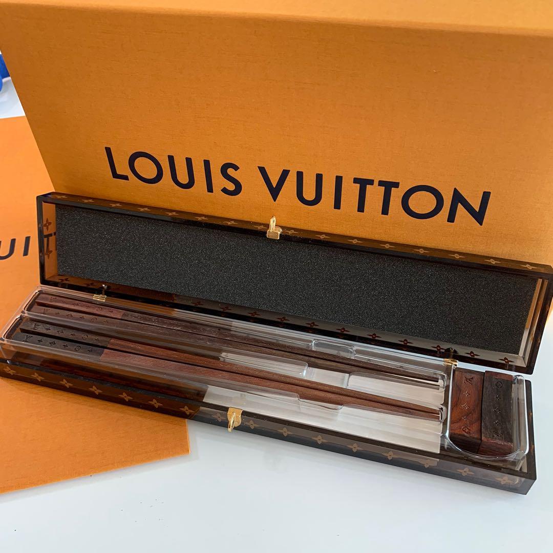 100% Authentic Louis Vuitton ROSEWOOD MONOGRAM VIP CHOPSTICKS with