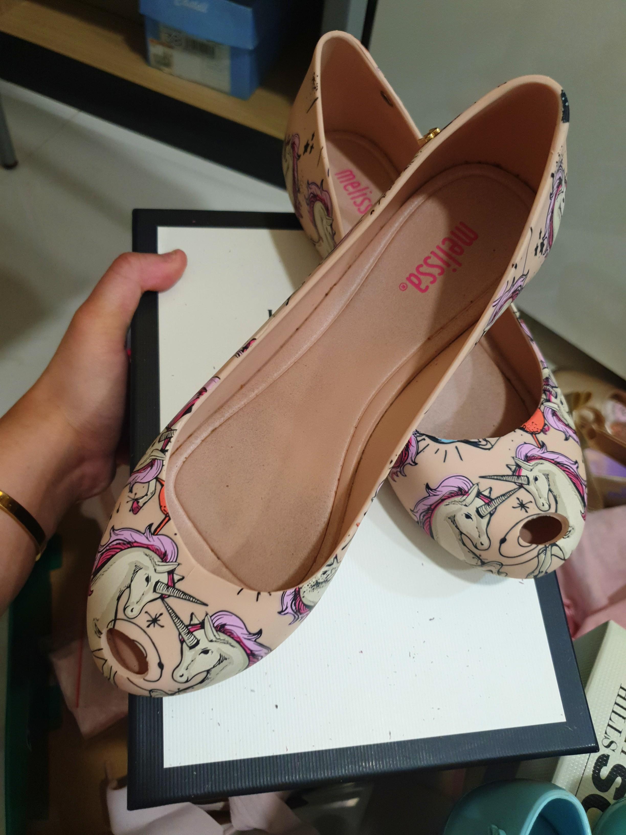 Melissa unicorn shoes, Women's Fashion 