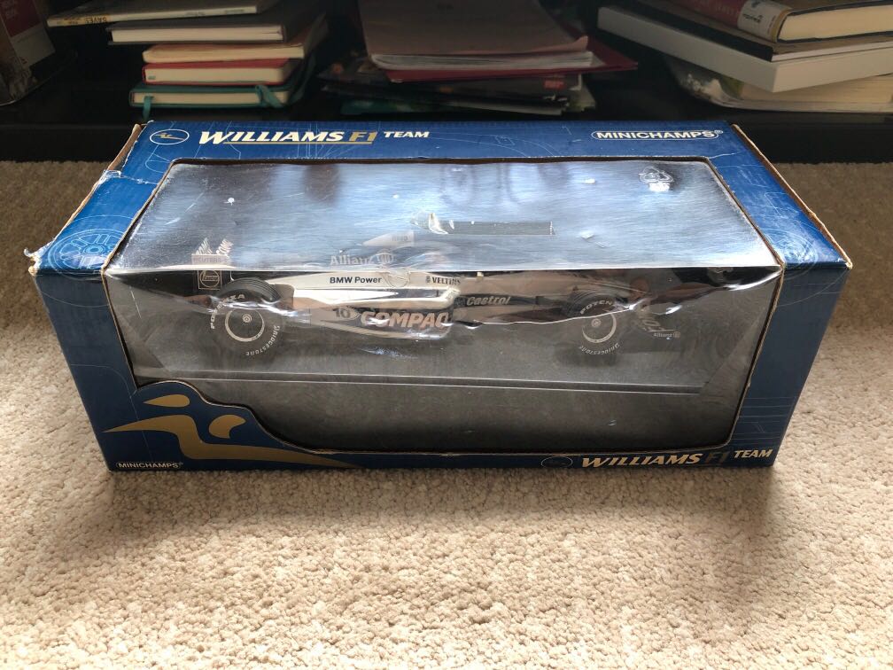 Minichamps 1:18 - 3 - Coche A Escala - Williams F1 BMW FW 22 + FW 22 Fw 22 Showcar Fw23 Jenson Button 2000 10 2x Juan Pablo Montoya 2001 6