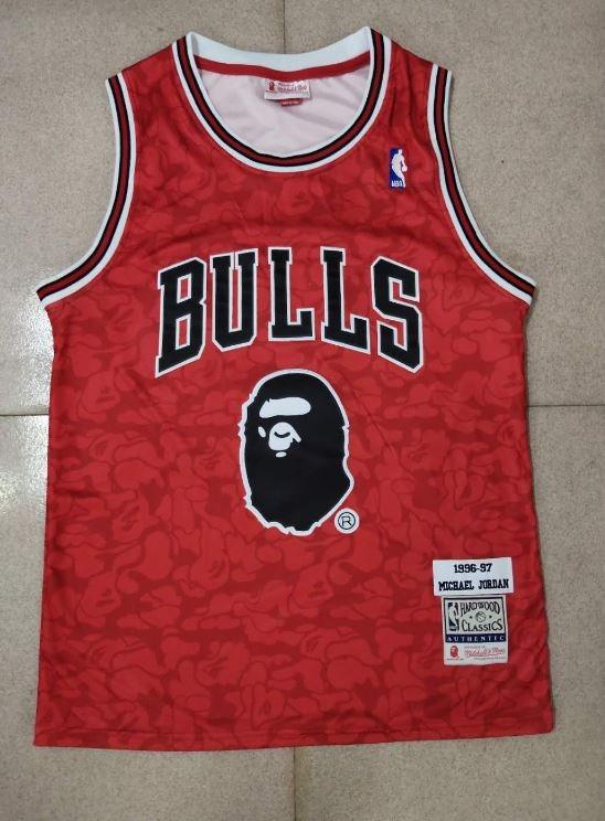 bape bulls jersey