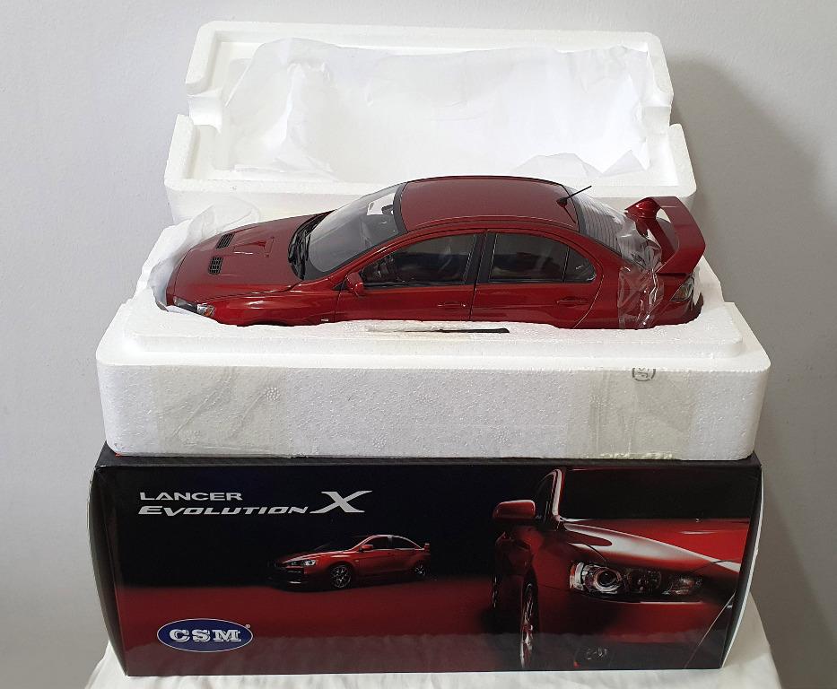NEW CSM Mitsubishi EVO X 118 Diecast Car Model, Hobbies & Toys, Toys