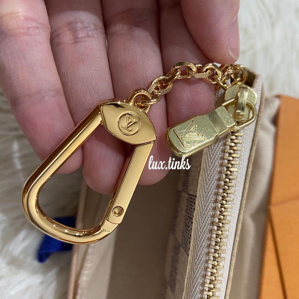 Louis Vuitton Damier Azur Keychain Pochette ID Cardholder