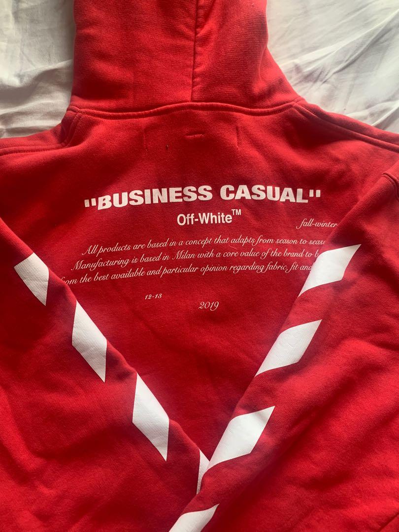 Off white discount red bernini hoodie