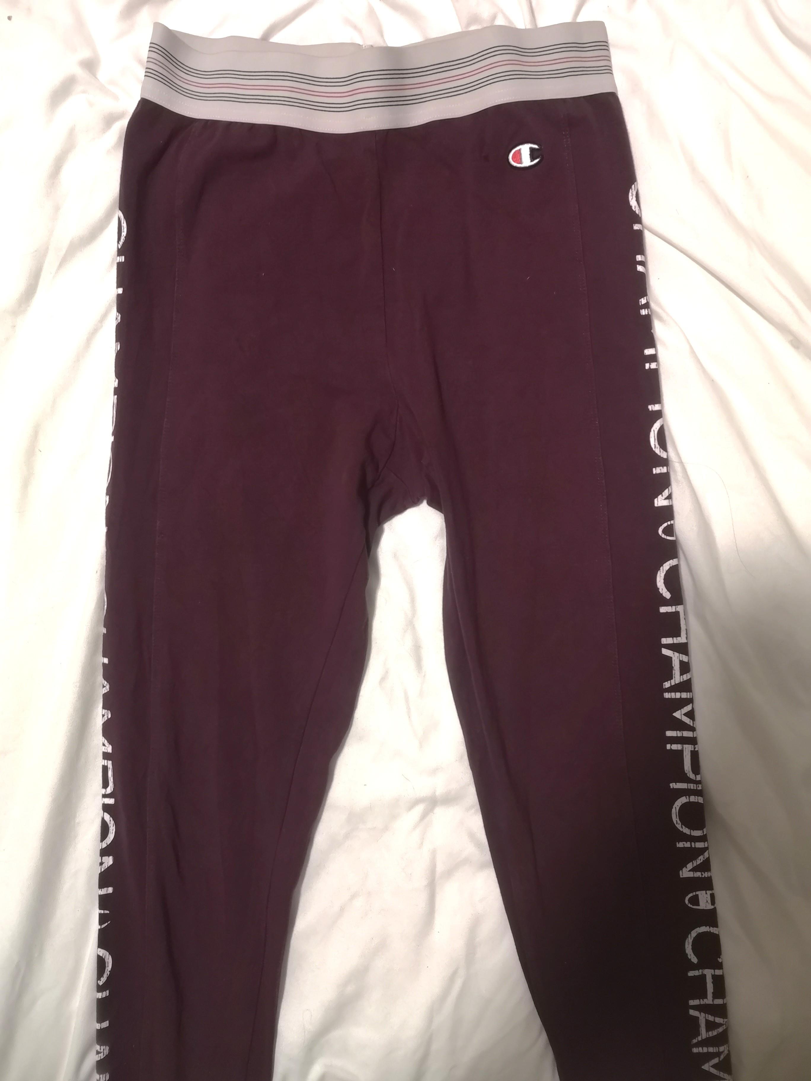 Original Champion Burgundy High Waist Leggings