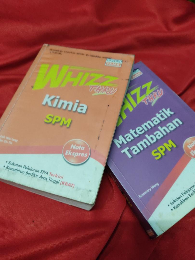 Oxford Fajar Whizz Spm Matematik Tambahan Kimia Books Stationery Books On Carousell