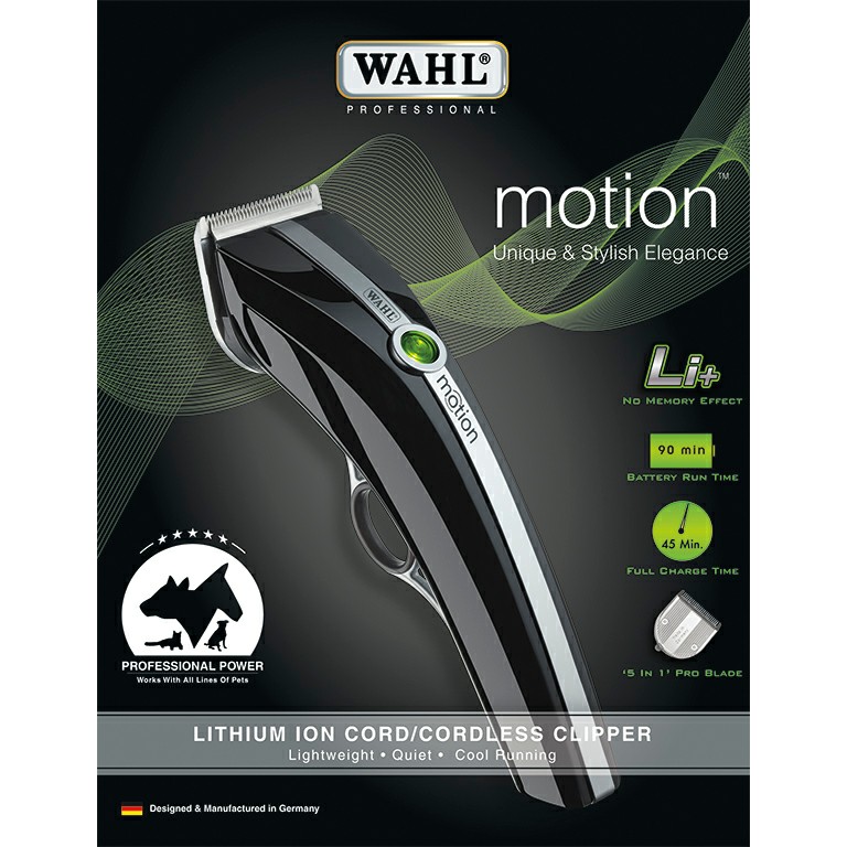 Wahl motion lithium ion shop pet clipper