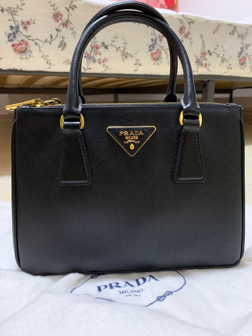 prada galleria mini saffiano leather bag