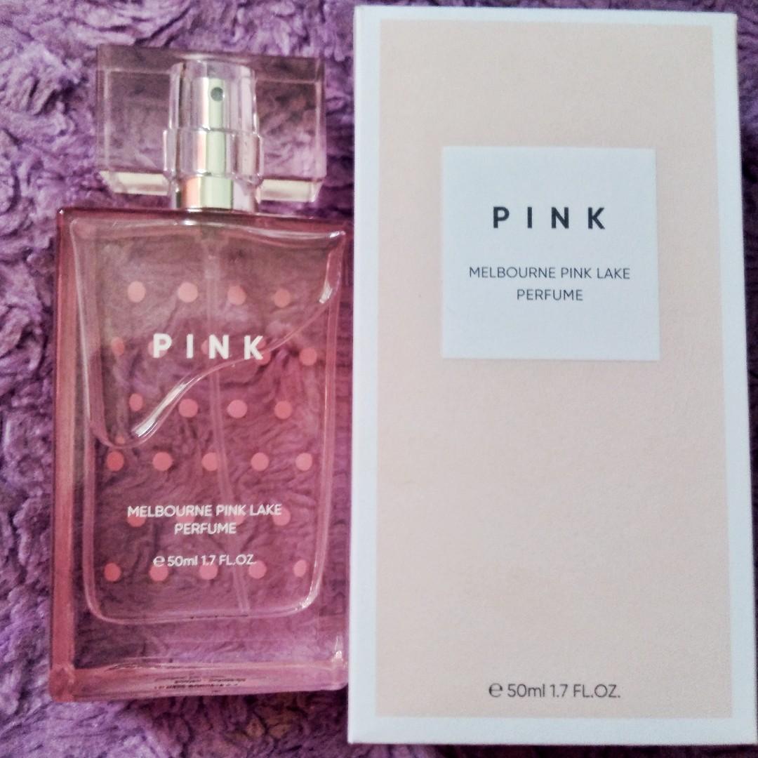 Preloved miniso parfume perfume city scape Melbourne pink lake FREE BONUS nivea cream