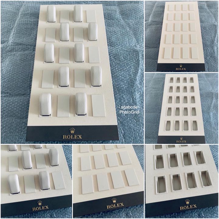 Rolex shop display tray