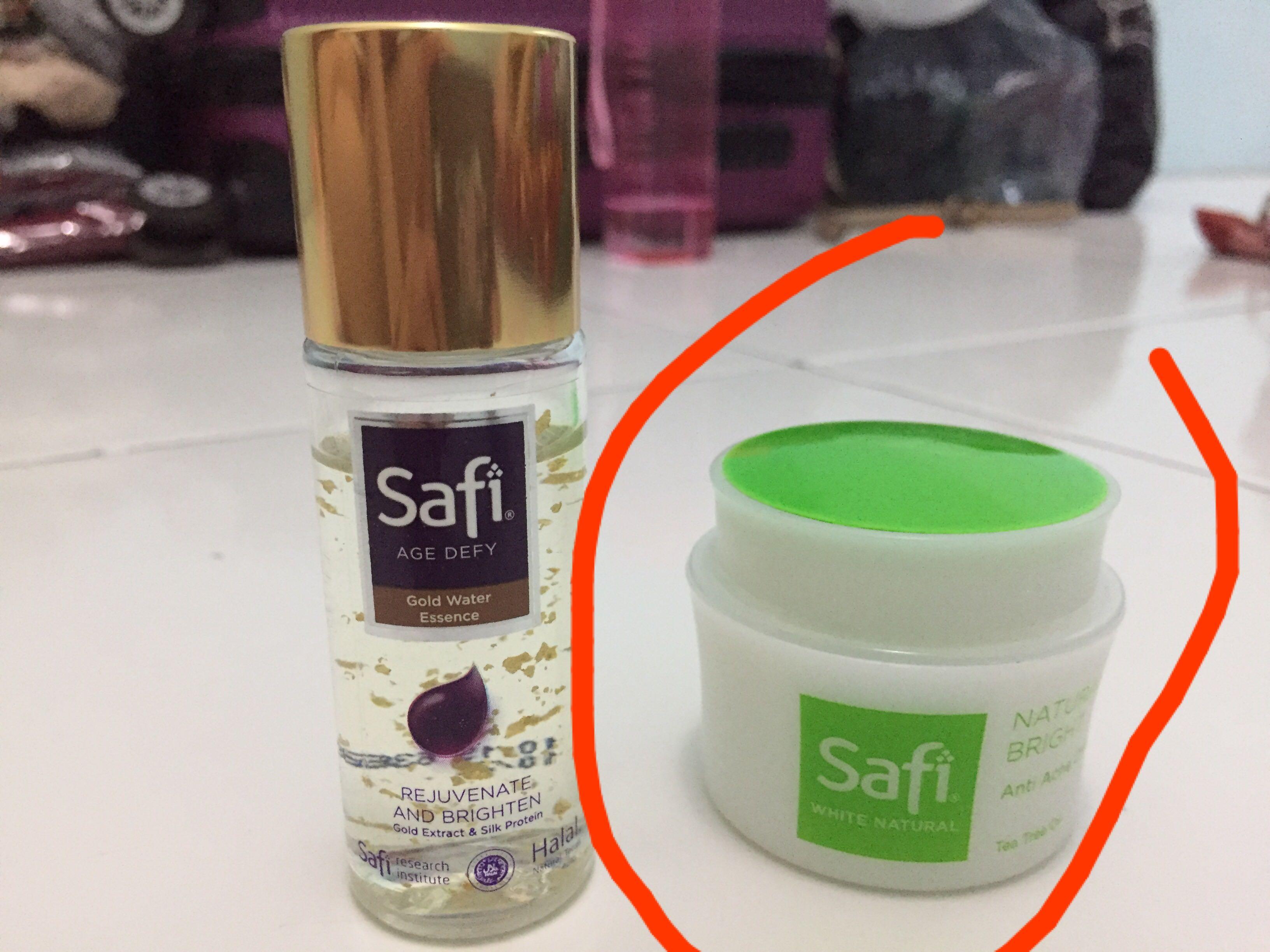 safi naturally bright anti acne cream