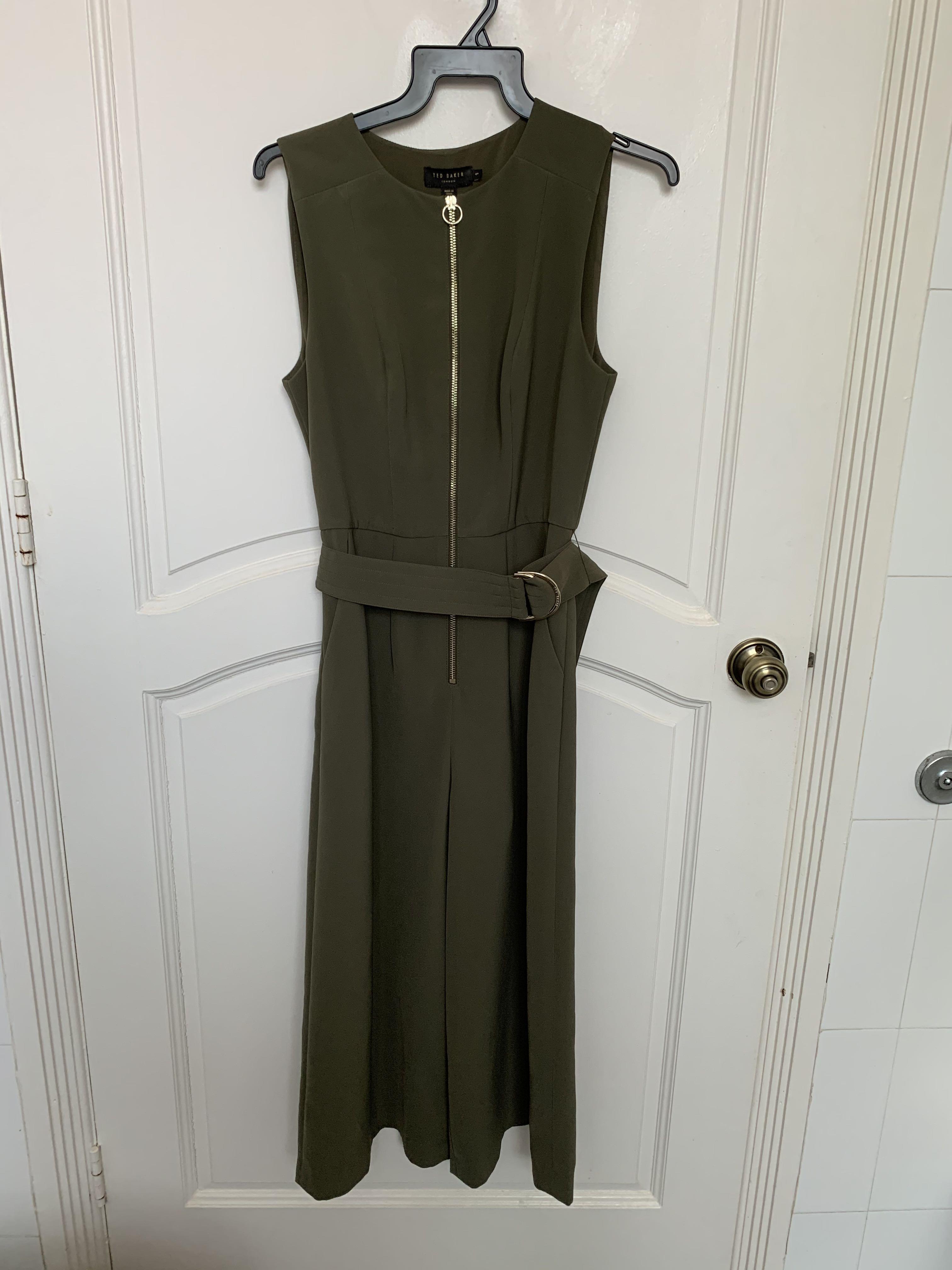 Ted baker khaki hotsell jumpsuit