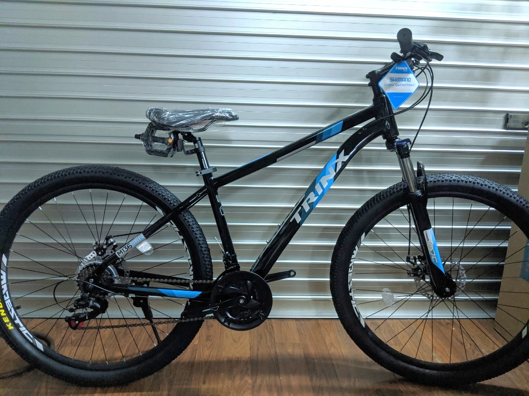 Blue and hotsell black bike