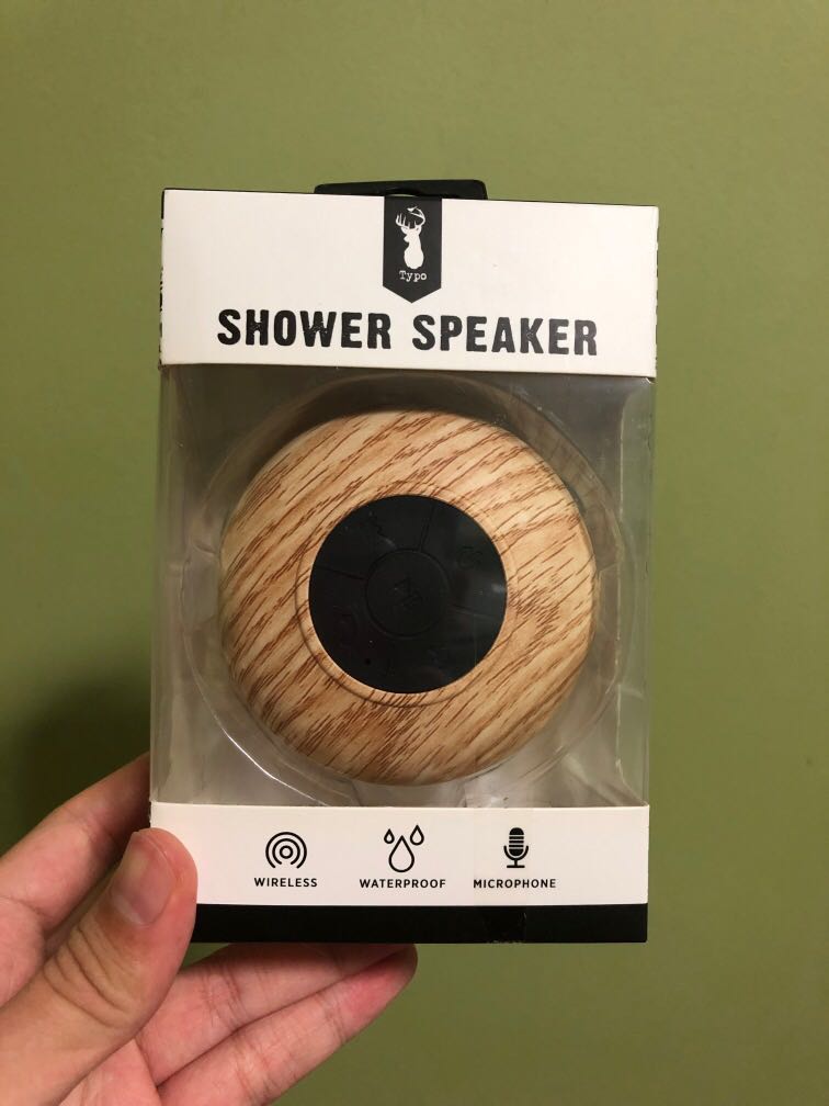 Typo Shower Speaker, Audio, Soundbars, Speakers & Amplifiers on Carousell