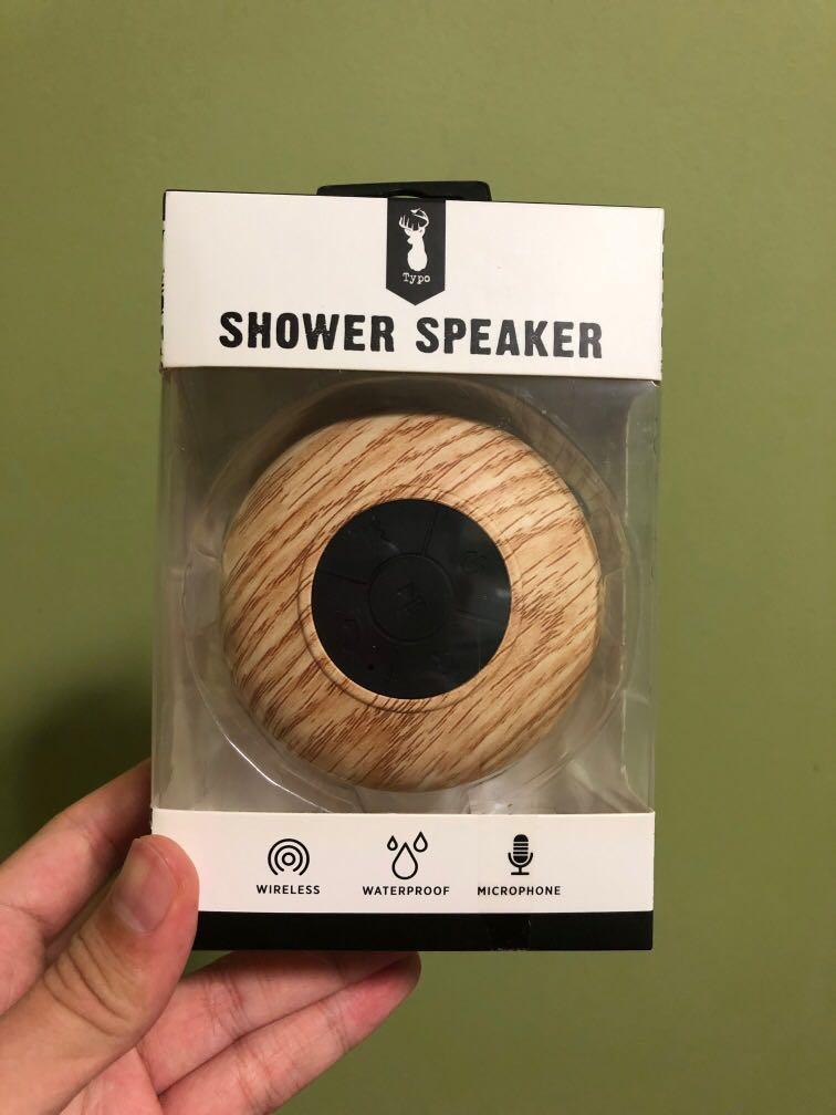 Typo Shower Speaker, Audio, Soundbars, Speakers & Amplifiers on Carousell
