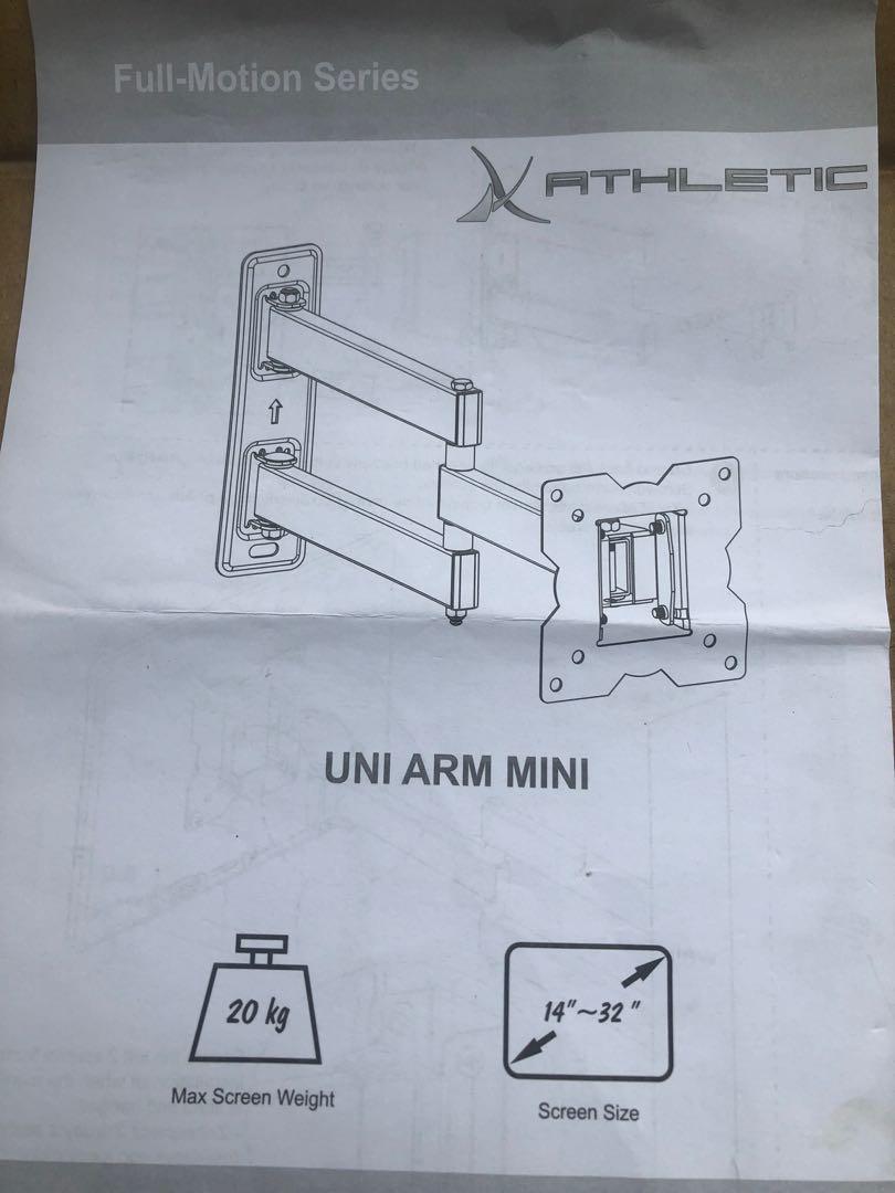 Uni Arm Mini Wallmount, TV & Home Appliances, TV & Entertainment, TV