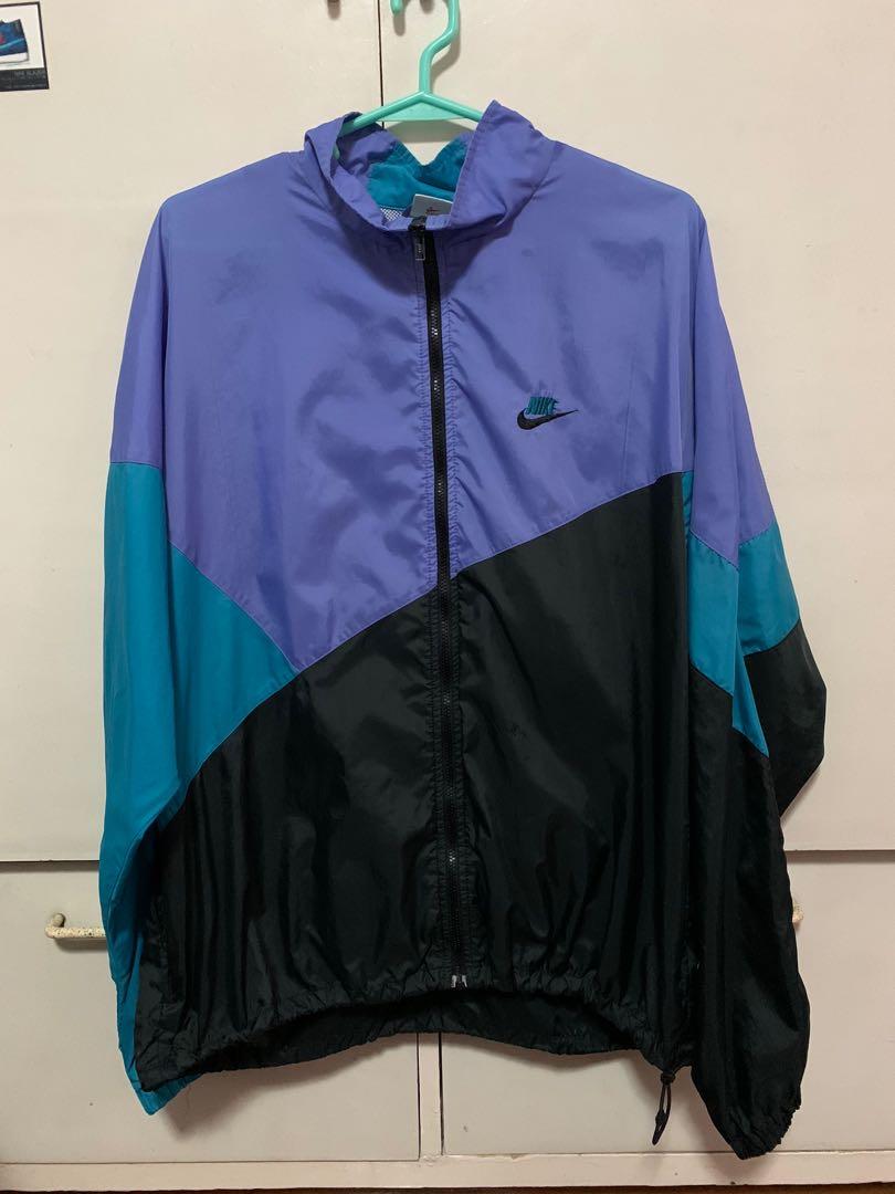 difícil de complacer Subjetivo ayer VINTAGE NIKE Windbreaker XL, Men's Fashion, Tops & Sets, Hoodies on  Carousell