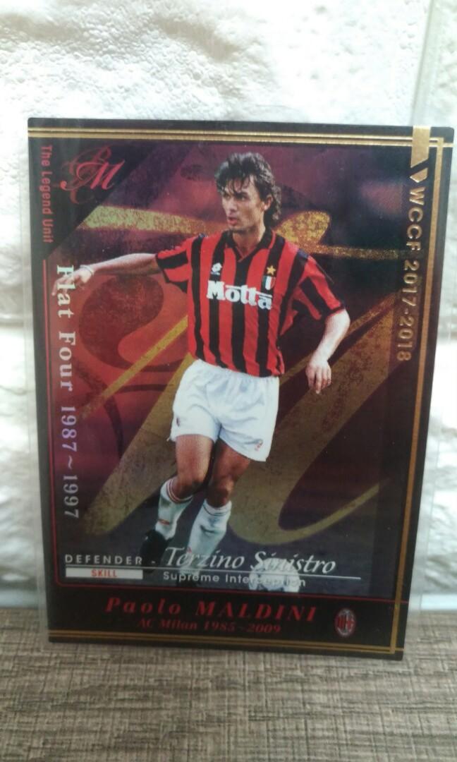 Wccf Leu Ac Milan Maldini Code Used 玩具 遊戲類 玩具 Carousell