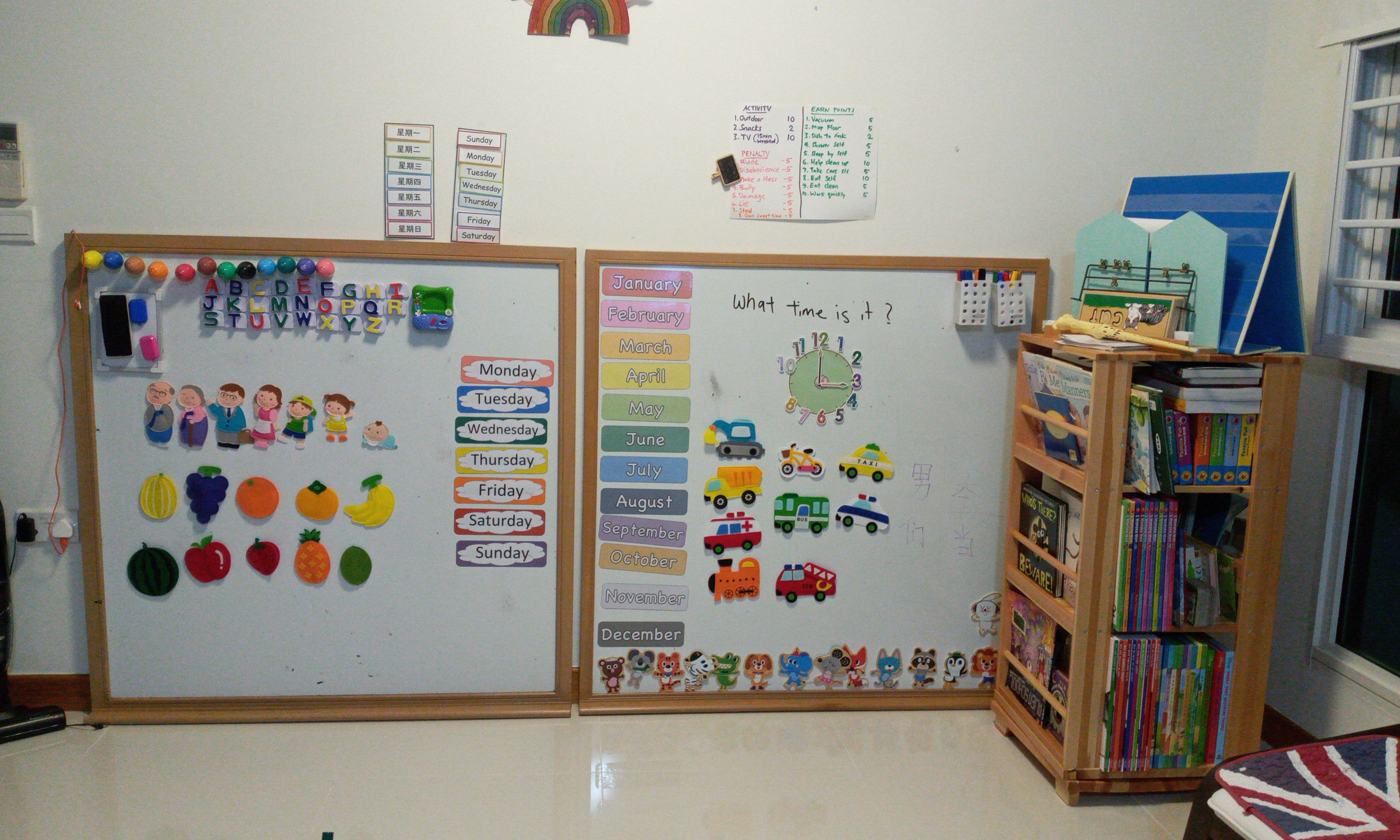 Wooden whiteboard, Babies & Kids, Baby Nursery & Kids Furniture, Kids