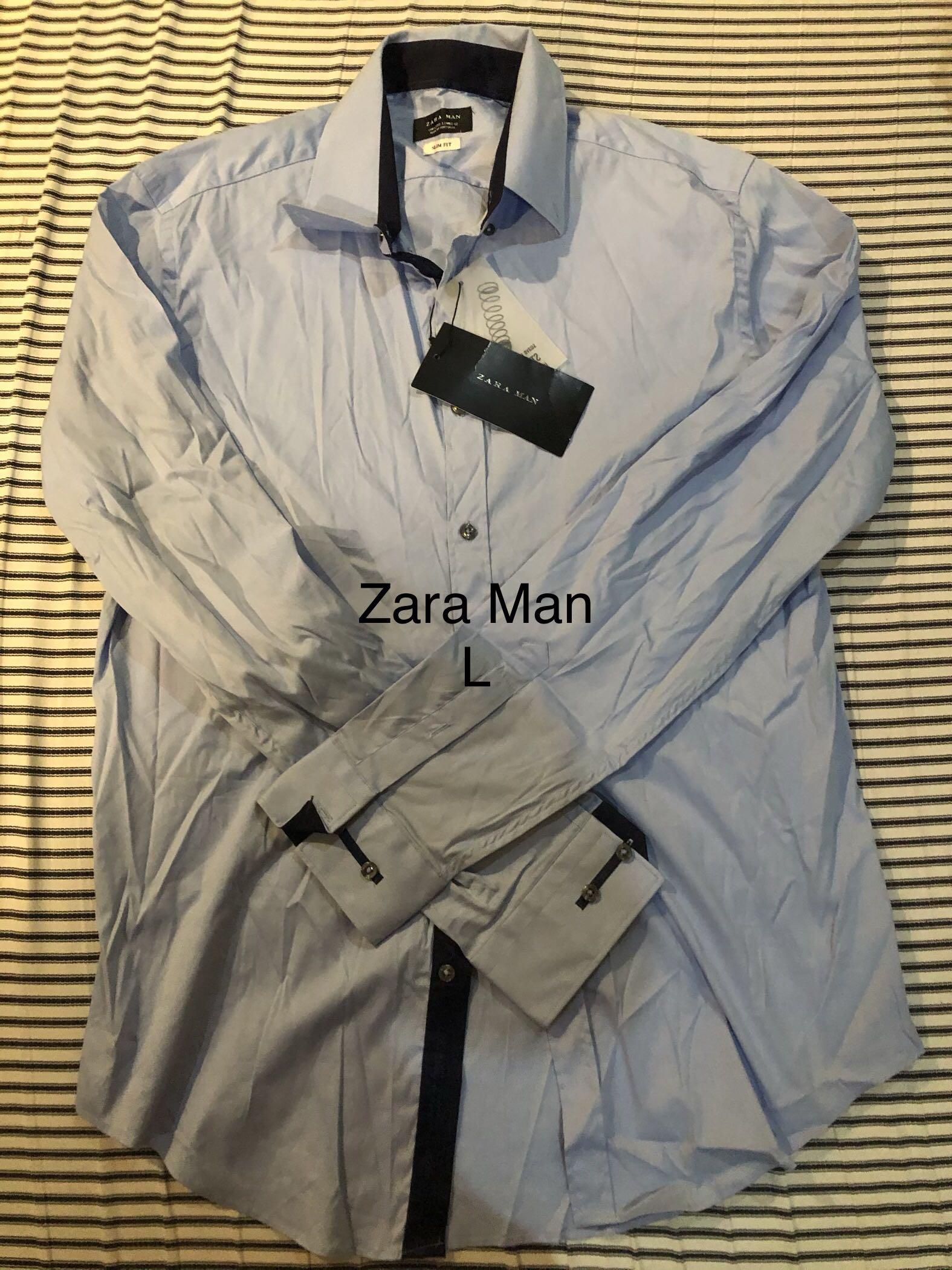 Zara Man Slim fit, Men's Fashion, Tops & Sets, Formal Shirts on Carousell