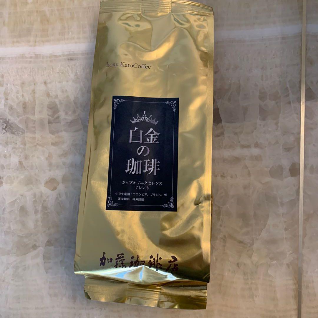 名古屋加藤咖啡特級混合白金咖啡豆0g 嘢食 嘢飲 非酒精類飲品 Carousell