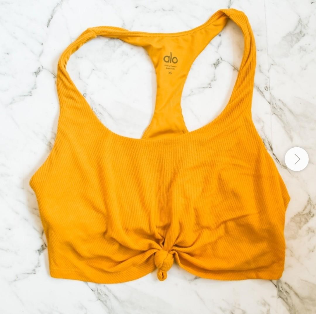 alo yoga knot bra