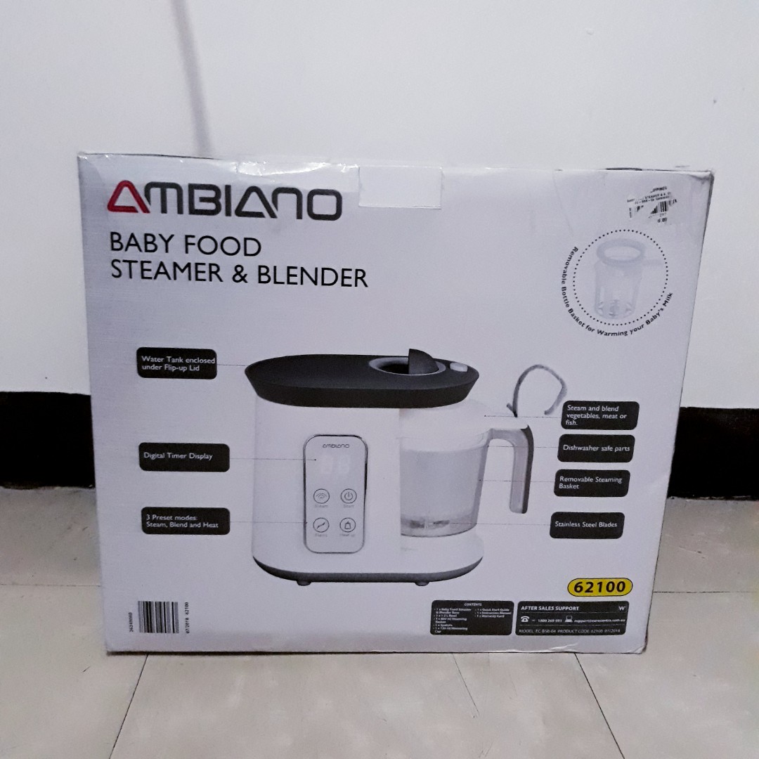Ambiano baby food steamer and blender manual hotsell