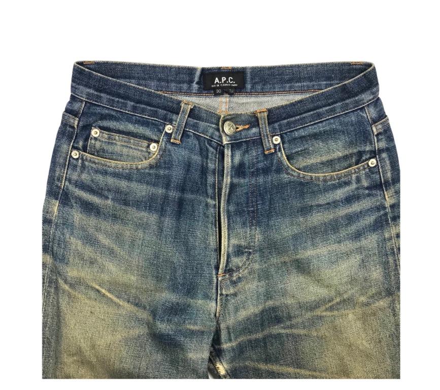 apc distressed jeans