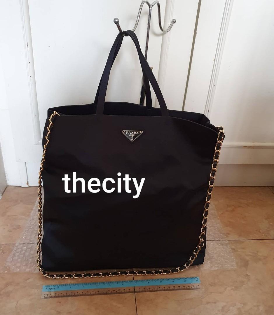 Prada black canvas 2025 bag