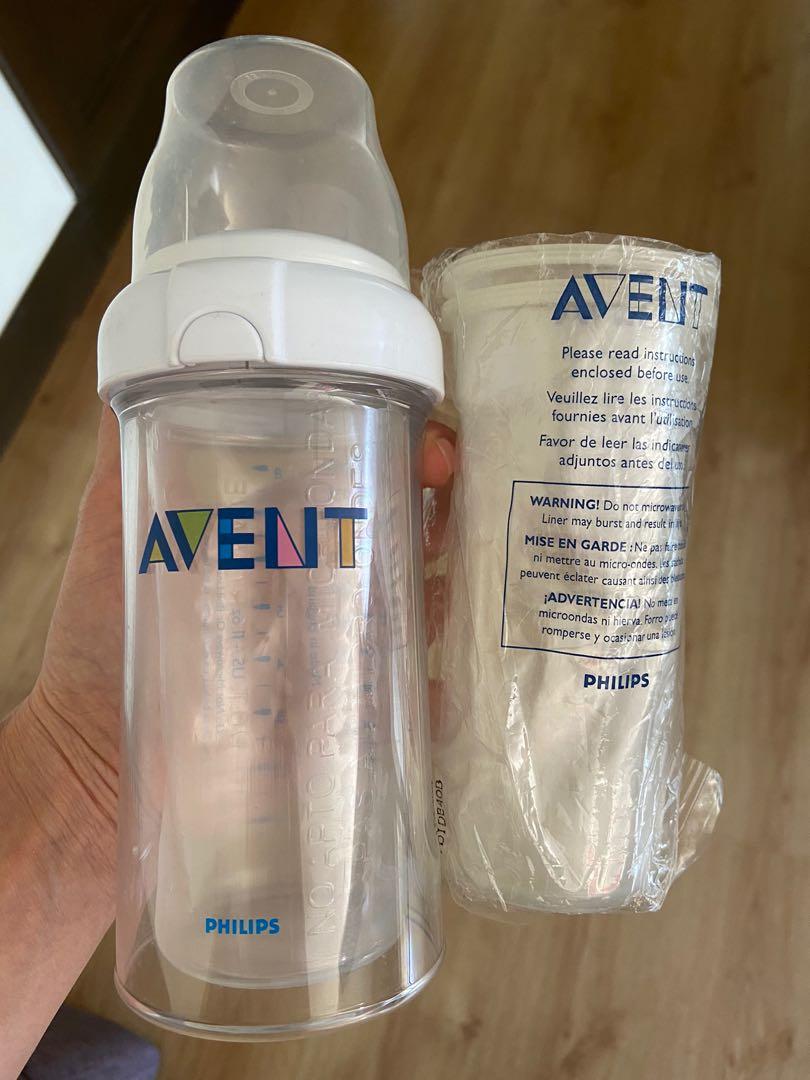 Bottle liners for avent hot sale