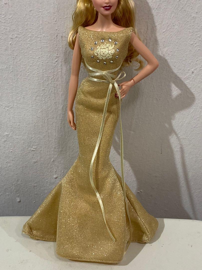 barbie gold dress