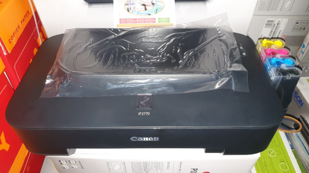canon ip2770 with ciss ink bundle and brandnew cartridge and unit