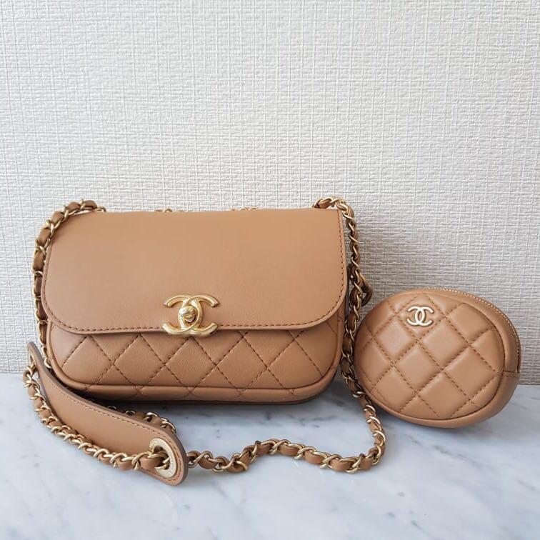 Chanel Flap Bag with Coin Pouch, Luxury, Bags & Wallets on Carousell