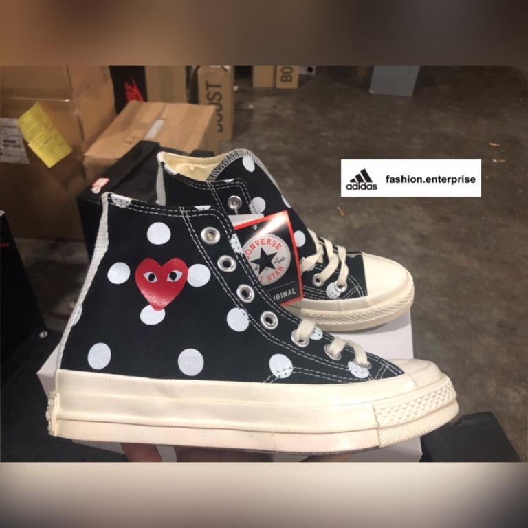 Polka dot play converse hot sale