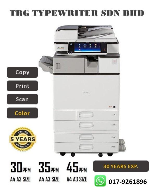 Copier Rental Kuala Terengganu Ricoh Mpc3003 Electronics Others On Carousell