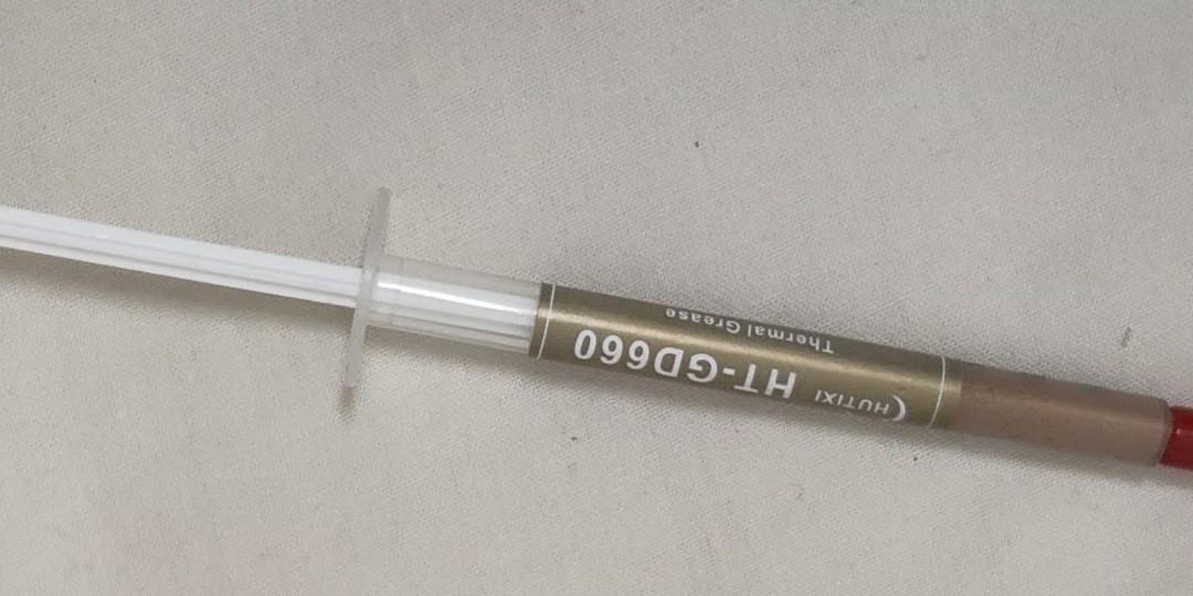 CPU Thermal Paste (Category: Networking) located in Singapore. Submitted by fdc.firesale (Listing ID 1004777539, Image 2). Description: Enough to apply on 1 to 2 CPU. Browse my profile to see more items ... https://sg.carousell.com/fdc.firesale/ #CPU Processor Thermal Conductive Paste #PC Heat-sink Cooling Cream #cpu paste.