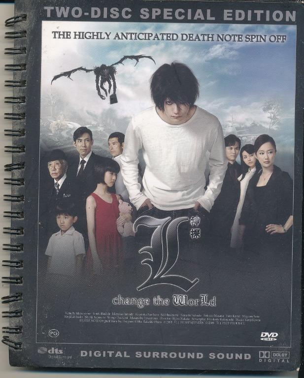 Death Note L Change The World Region 3 Dvd Music Media Cds Dvds Other Media On Carousell